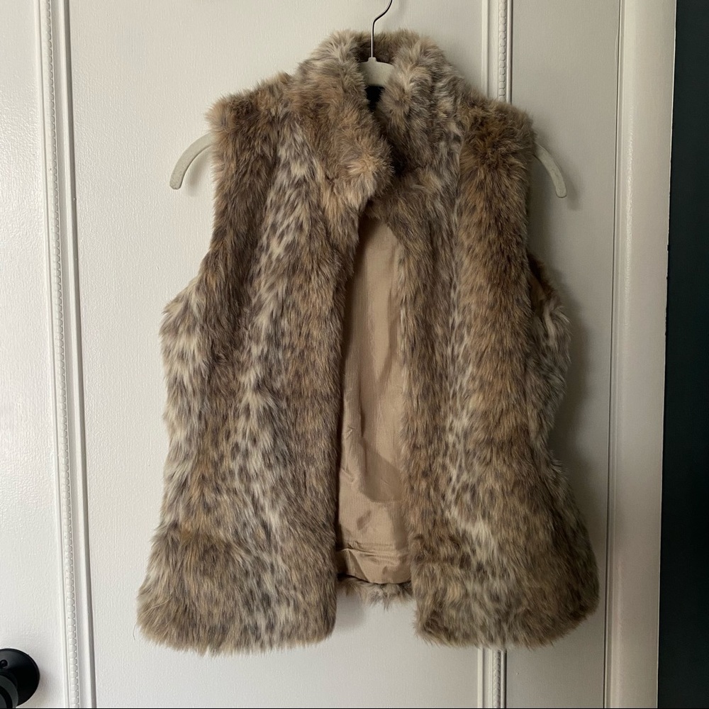 Banana Republic Fur Vest - XS